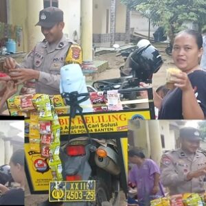 Kopi Gratis Bhabinkamtibmas Aipda Sri Eka B, Cara Humanis Polri Dekatkan Diri dengan Warga Pandeglang