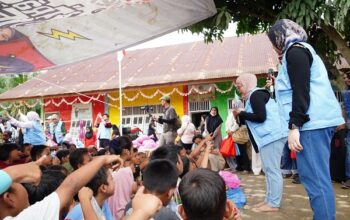 PalmCo Dampingi Ratusan Anak Korban Banjir Aceh Tamiang