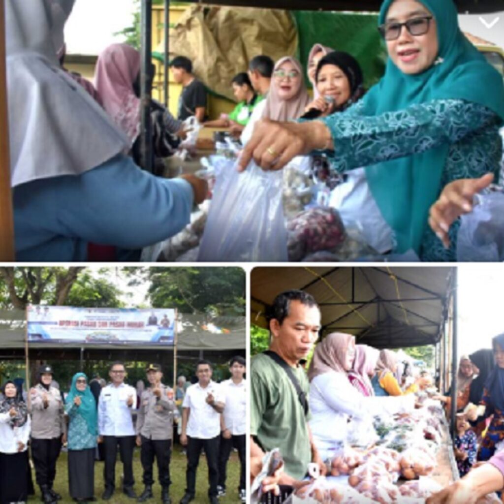 Pemkot Metro Gelar Pasar Murah di Iringmulyo, Warga Serbu Bahan Pokok Harga Terjangkau