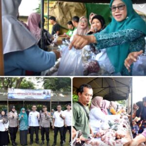 Pemkot Metro Gelar Pasar Murah di Iringmulyo, Warga Serbu Bahan Pokok Harga Terjangkau