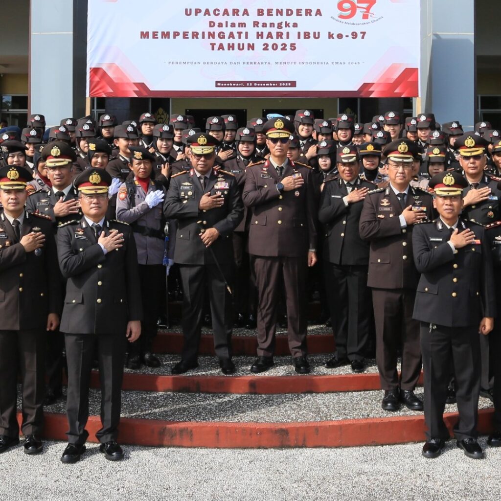 Polda Papua Barat Peringati Hari Ibu ke-97, Teguhkan Peran Strategis Perempuan Menuju Indonesia Emas 2045