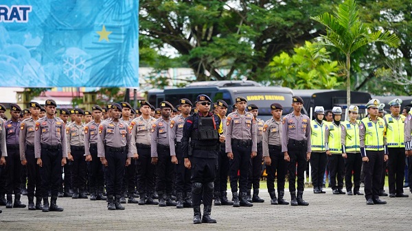 Polda Papua Barat Siagakan 575 Personel Amankan Natal dan Tahun Baru