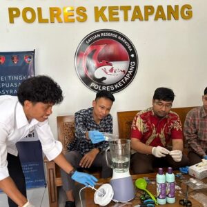 Disaksikan Jaksa dan Pengadilan, Polres Ketapang Musnahkan Barang Bukti Sabu