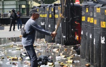 Polresta Pontianak Gelar Simulasi Sispamkota: Ubah Paradigma Pengamanan Demo Jadi Pelayanan Humanis