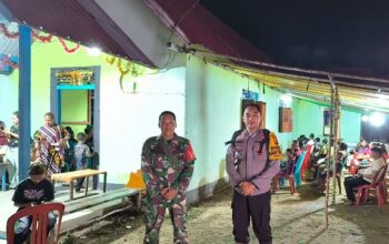 Polsek Matan Hilir Selatan Amankan Ibadah Natal