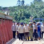 Prabowo Tinjau Jembatan Bailey Sungai Garoga, Akses Vital Tapanuli Selatan Kembali Terhubung