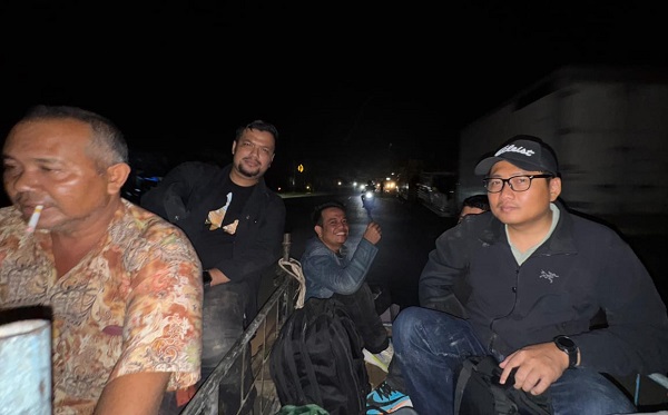 Wakil Wali Kota Langsa Tempuh Jalur Darat, Air, hingga Jalan Kaki