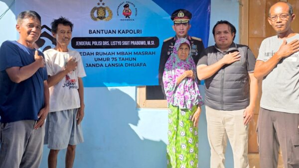 Bedah Rumah Kapolri untuk janda lansia dhuafa di Kabupaten Serang