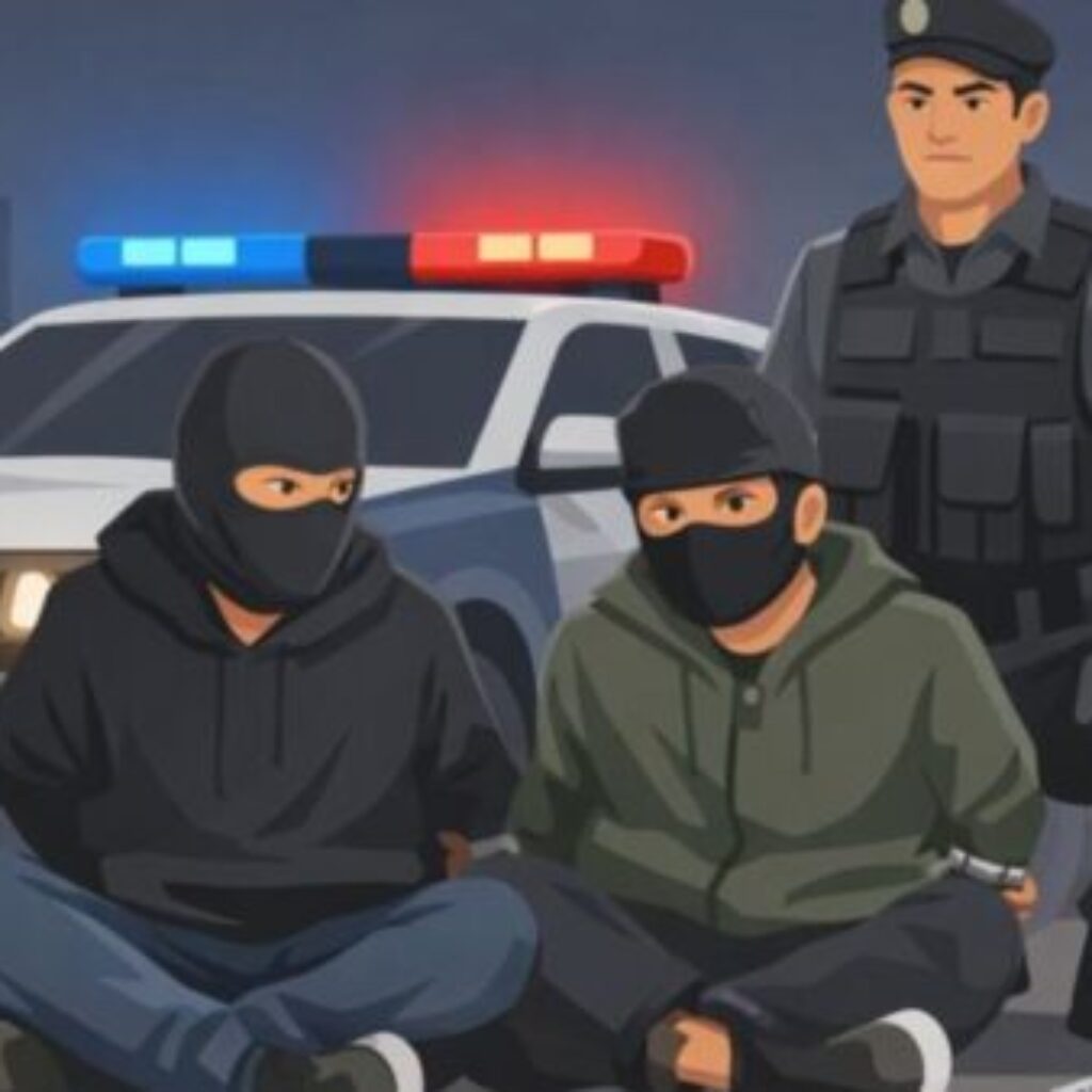 Kejar-kejaran Dramatis di Kedoya, Polisi Tangkap Dua Begal Bersenpi Rakitan