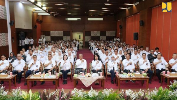 Menteri PU Dody Hanggodo saat peringatan Hakordia 2025