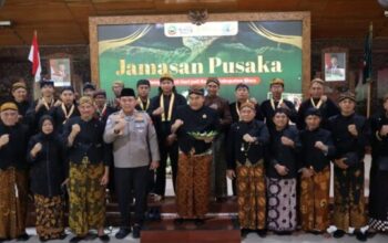 Prosesi jamasan pusaka Blora yang dipimpin Bupati Arief Rohman jelang Hari Jadi ke-276.