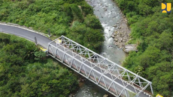 Pemasangan jembatan Bailey di Aceh pascabanjir