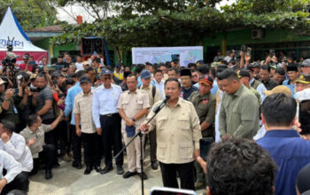 Polda Sumut mengamankan kunjungan Presiden Prabowo ke lokasi banjir Langkat