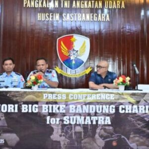 Lanud Husein Gandeng Komunitas Big Bike Galang Donasi Bencana