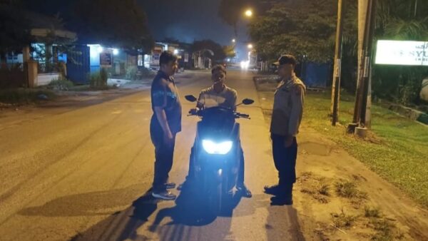 Patroli Blue Light Polresta Deli Serdang jaga keamanan malam hari