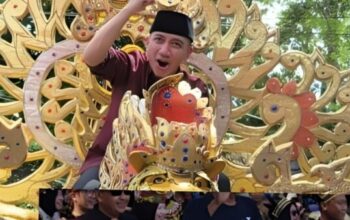 Pawai Budaya Lebak ke-197 dengan rombongan Dinas Pendidikan Kabupaten Lebak