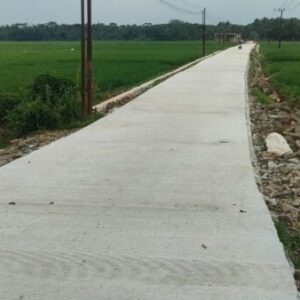 Warga Bulagor Gelar Doa Bersama di Jalan Baru Usai Pembangunan Jalan Desa Bulagor Rampung