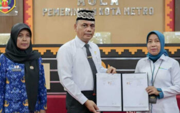 Pemkot Metro menandatangani MoU dengan BPJS Ketenagakerjaan untuk perlindungan pekerja non-ASN