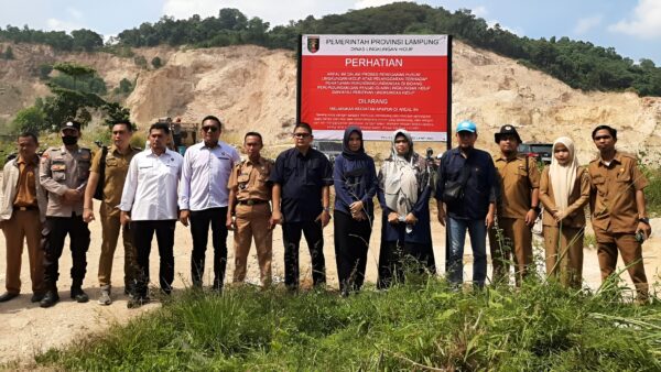 Penertiban tambang ilegal Lampung 2025 oleh Pemprov Lampung
