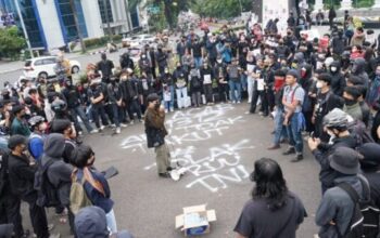 Mahasiswa Bogor menyuarakan penegakan HAM jelang peringatan Hari HAM 10 Desember.