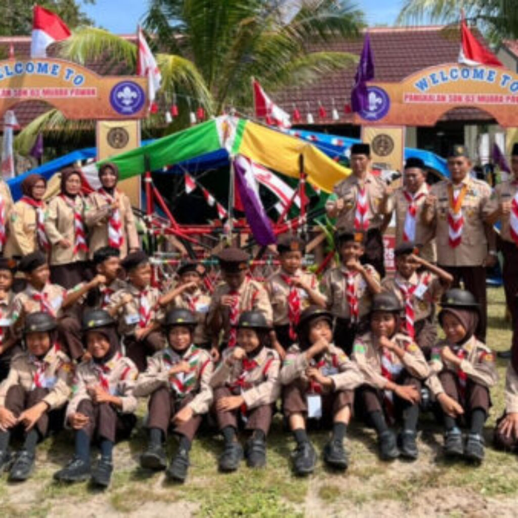 Perkemahan Akbar Pramuka Penggalang Meriahkan HUT ke-16 SMPN 2 Muara Pawan Ketapang