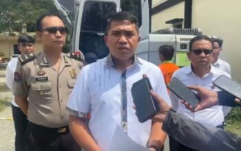 Konferensi pers Polda Gorontalo terkait penetapan tersangka baru kasus korupsi.