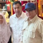 Prabowo Subianto temui Nabila Febrianti di Medan