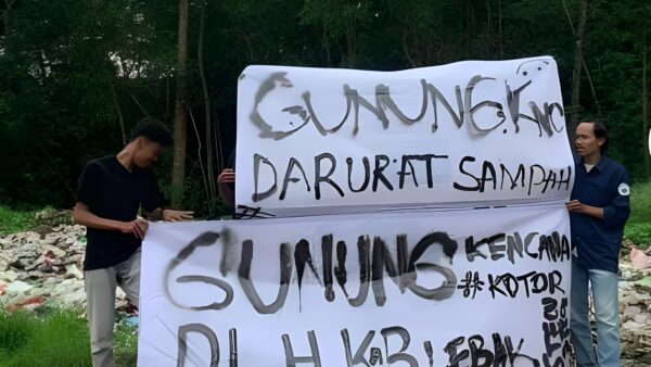 Kondisi sampah di Kecamatan Gunung Kencana Kabupaten Lebak