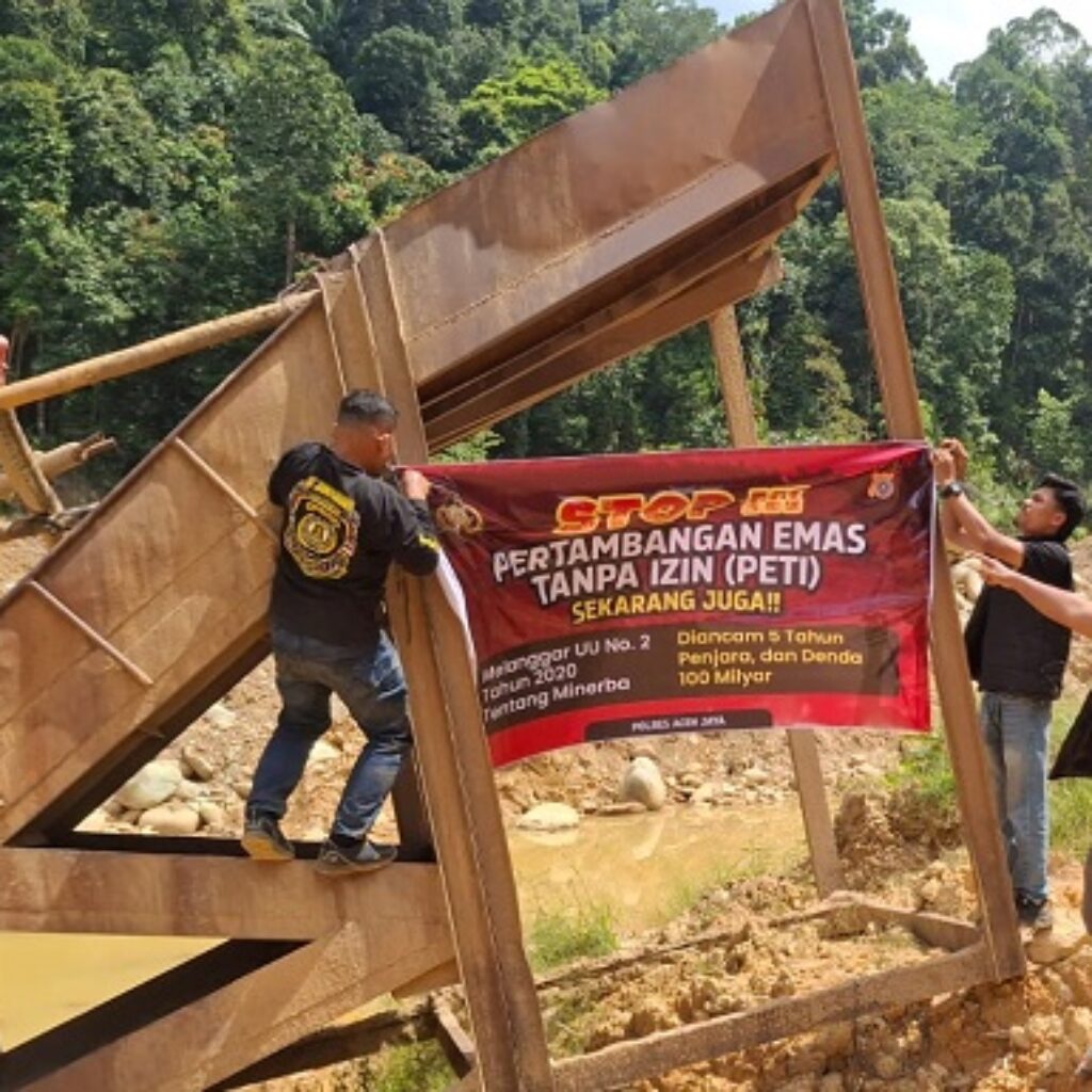 Aparat Gabungan Selidiki Dugaan Tambang Emas Ilegal WNA di Aceh Jaya