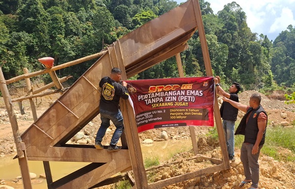 Aparat Gabungan Selidiki Dugaan Tambang Emas Ilegal