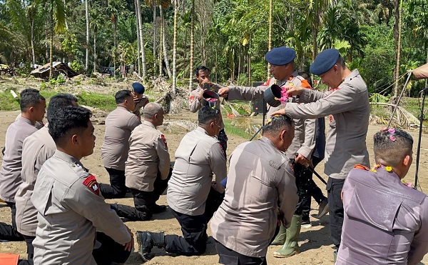 Brimob Polda Sumut Gelar Upacara Kenaikan Pangkat