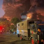 Brimob Polda Sumut Kerahkan Mobil Water Cannon