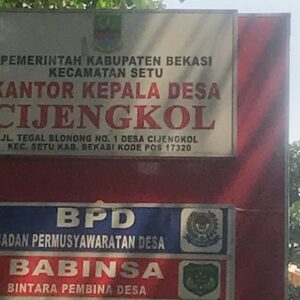 Dugaan Penyimpangan Dana Desa Cijengkol Bekasi, Kepala Desa Belum Beri Tanggapan