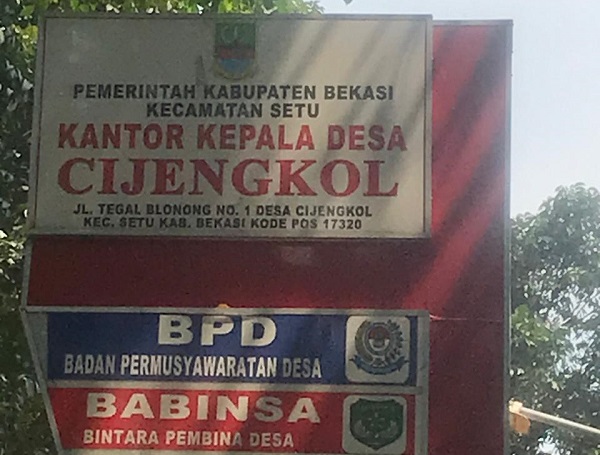 Dugaan Penyimpangan Dana Desa Cijengkol Bekasi
