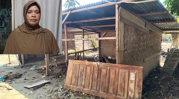 Janda Tiga Anak di Pidie Jaya Mengharap Uluran Bantuan