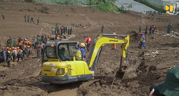 Kementerian PU Percepat Penanganan Longsor Cisarua Bandung Barat