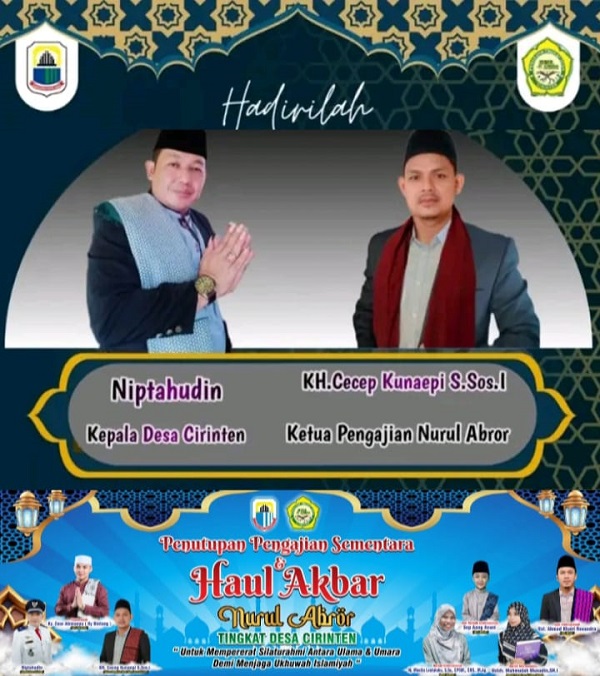 Kepala Desa Cirinten Ajak Warga Hadiri Penutupan Sementara Pengajian