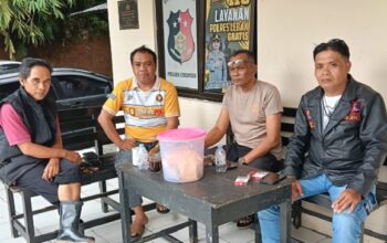 Ketua GRIB PAC Cirinten Silaturahmi ke Polsek Cirinten