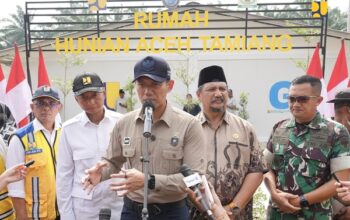 Menteri PU dan Menko AHY Resmikan Hunian Sementara