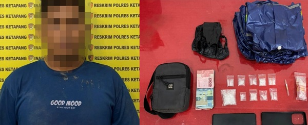 Polres Ketapang Amankan Terduga Pelaku Narkoba di Air Upas