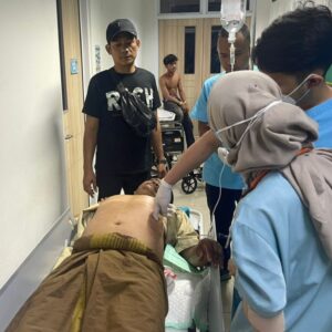 Respon cepat, anggota Polsek Labuan amankan terduga pelaku penusukan.