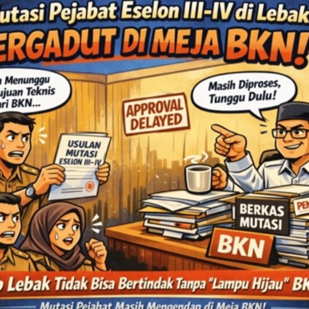 Rotasi dan Mutasi Pejabat Eselon III dan IV Pemkab Lebak Masih Menunggu Restu BKN