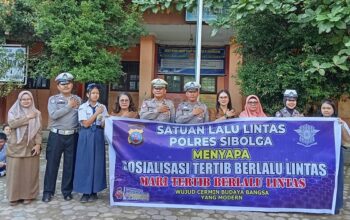 Sat Lantas Polres Sibolga Gelar Police Goes to School