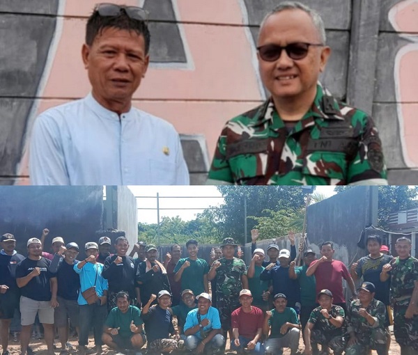 Tim Wasrik Kodam III/Siliwangi Tinjau Pembangunan Gerai Koperasi