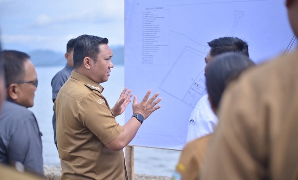 Wabup Pesawaran Hadiri Ground Breaking Kampung Nelayan