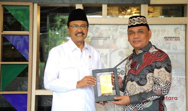 Wali Kota Metro Bertemu Mensos RI