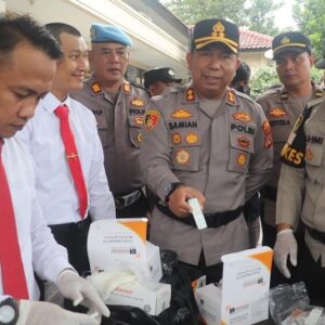 Kapolres Sukabumi Tegaskan Komitmen Zero Narkoba Lewat Apel Pagi dan Tes Urine Personel