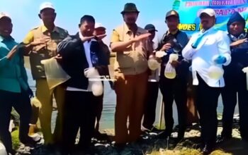 Panen raya BUMDes Talagajaya di tambak ikan bandeng