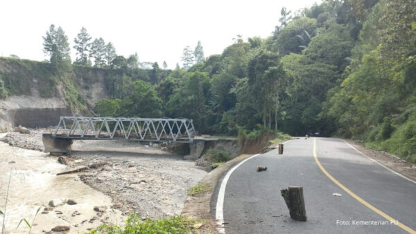 Penanganan jembatan putus Aceh oleh Kementerian PU