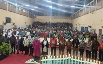 Polres Merauke menghadiri Natal bersama ASN TNI dan masyarakat